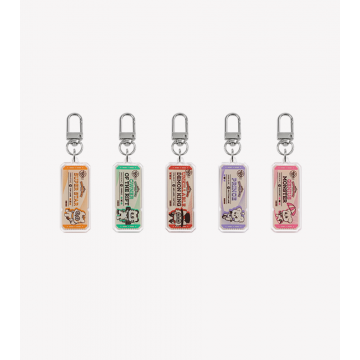 Animal Friends Ticket Keychain - Circus Edition